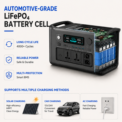 YOUNENAPE AP1000 Outdoor Power Station - 1,184Wh | 1,800W