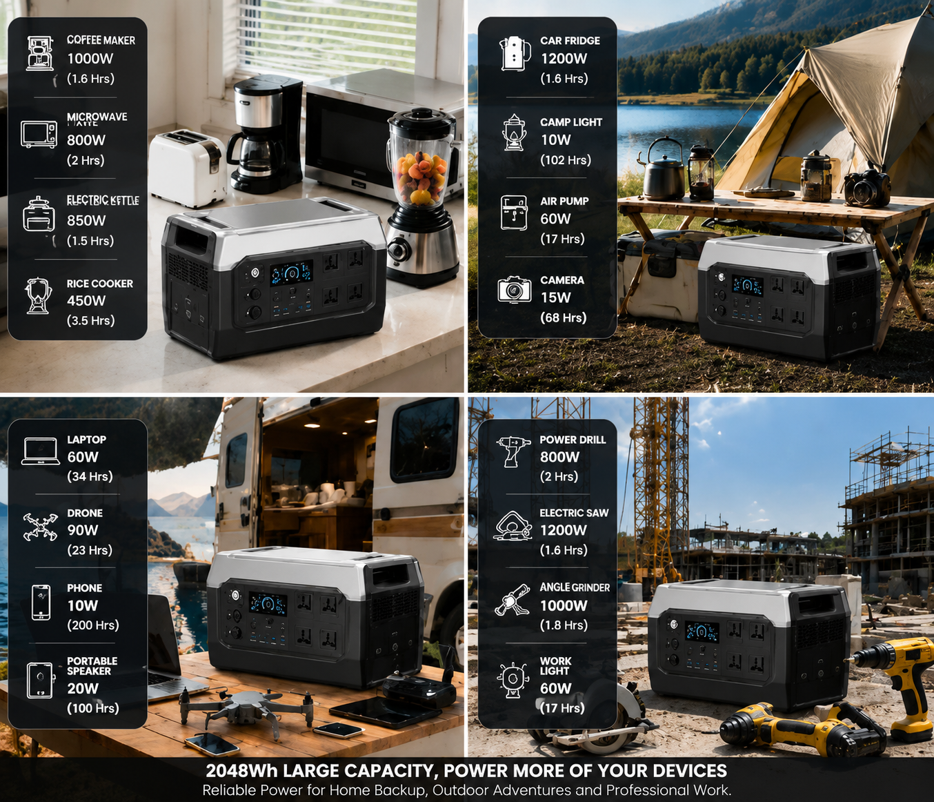 YOUNENAPE XP2000 Outdoor Power Station - 2,048Wh | 2,400W